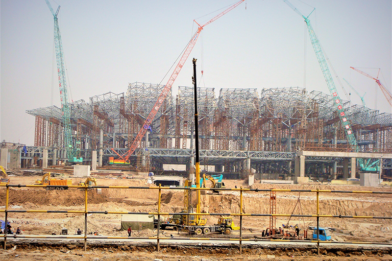 西安北客站下沉廣場(chǎng)樁基工程